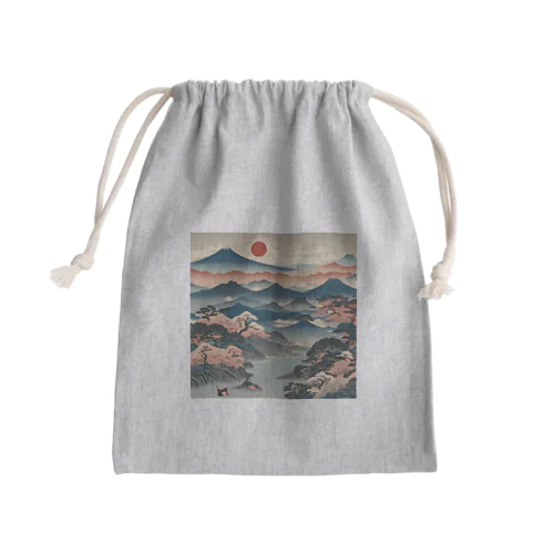 ekiyoe Mini Drawstring Bag