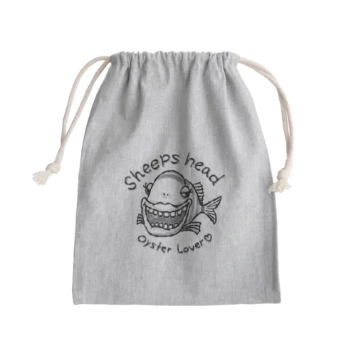 シープスヘッド　オイスターラヴァー♡ Mini Drawstring Bag