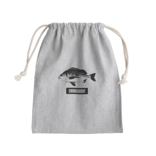 チヌさん Mini Drawstring Bag