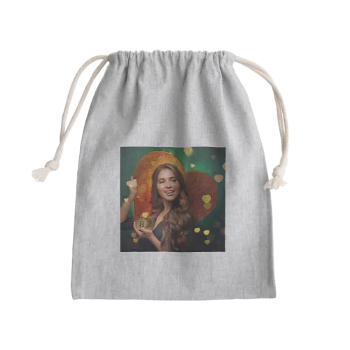 恋愛運向上 Mini Drawstring Bag