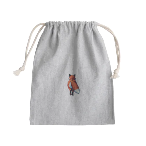 狐の後ろ姿は尊い Mini Drawstring Bag