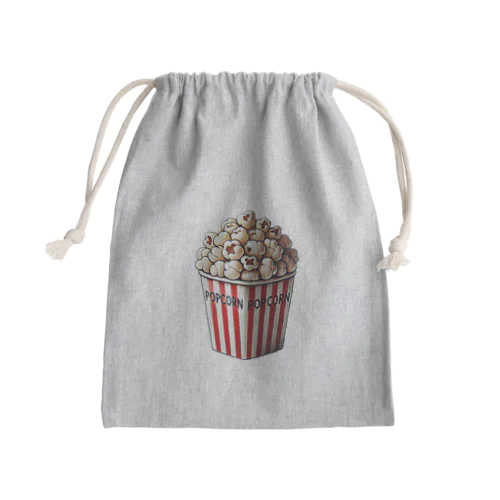 大きなポップコーン Mini Drawstring Bag