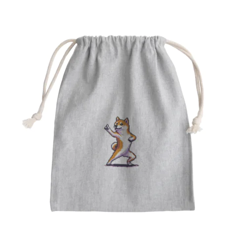 踊りまくる柴犬 Mini Drawstring Bag