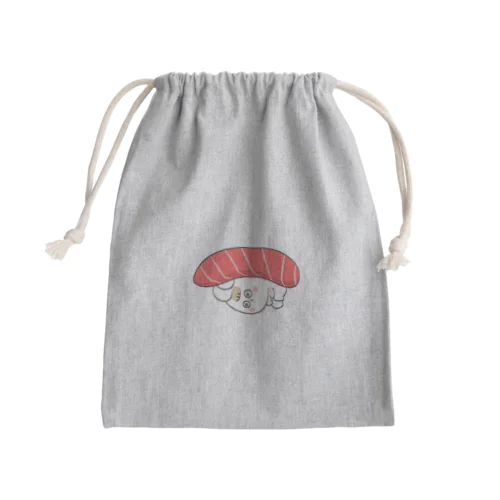 可愛すぎるウサギ 寿司 Mini Drawstring Bag