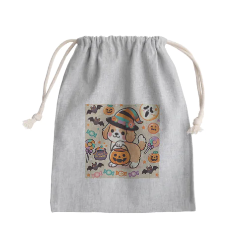 ハロウィンドッグ Mini Drawstring Bag