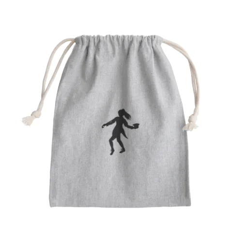 シンプル ジャズダンサーシルエット Mini Drawstring Bag