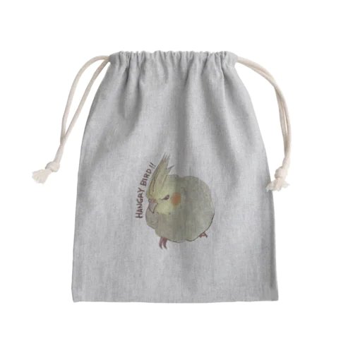 HANGRYオカメインコ Mini Drawstring Bag