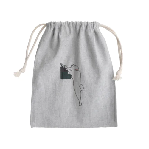 レジ打ち犬 Mini Drawstring Bag
