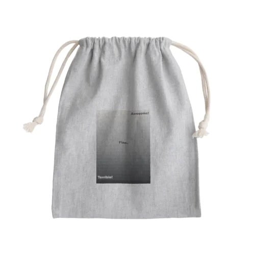 最近調子どうよ？ Mini Drawstring Bag