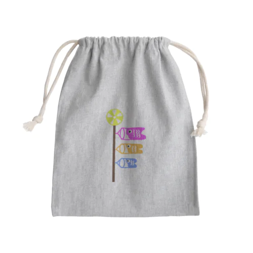 カラフルこいのぼり Mini Drawstring Bag