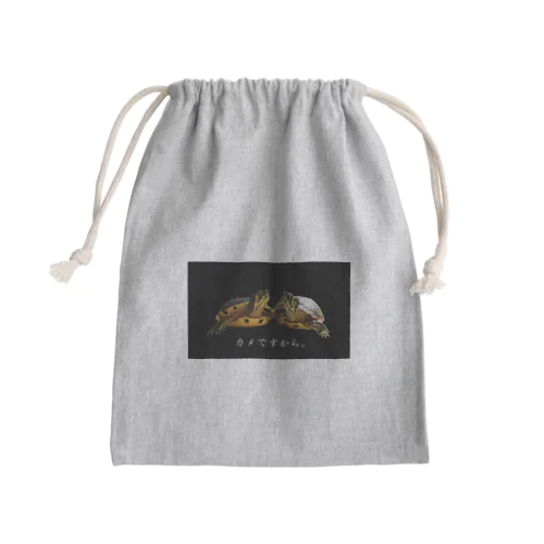 キバラガメのケビケビ Mini Drawstring Bag
