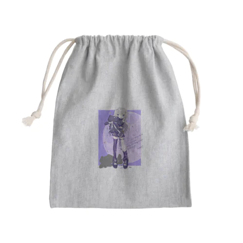 バースデーｿﾅｴﾁｬﾝ（背景付き） Mini Drawstring Bag