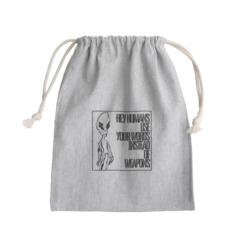 宇宙人的伴侶種宣言 シリーズ Mini Drawstring Bag
