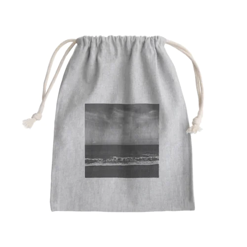 真冬の海の午後 Mini Drawstring Bag