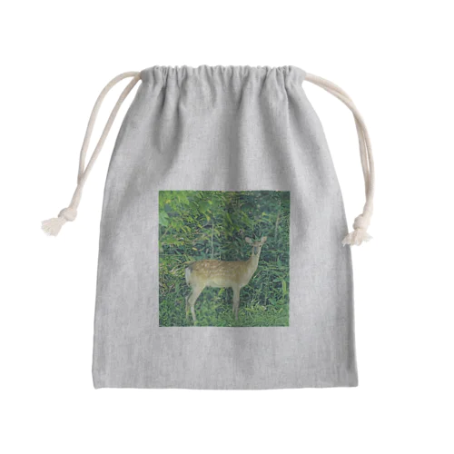 エゾシカくん Mini Drawstring Bag