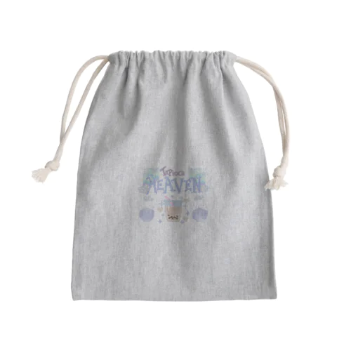 タピオカヘブン ミルクティー透明 Mini Drawstring Bag