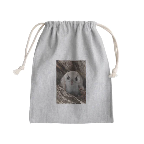 【#動物を味方に】サロベツの #エゾモモンガ Mini Drawstring Bag