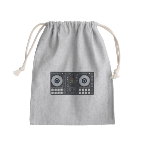 シンプルなDJコントローラーのイラストです! Mini Drawstring Bag