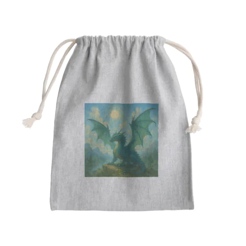 翠陽のドラゴン Mini Drawstring Bag