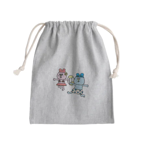 ねんたん&ねみこちゃん Mini Drawstring Bag