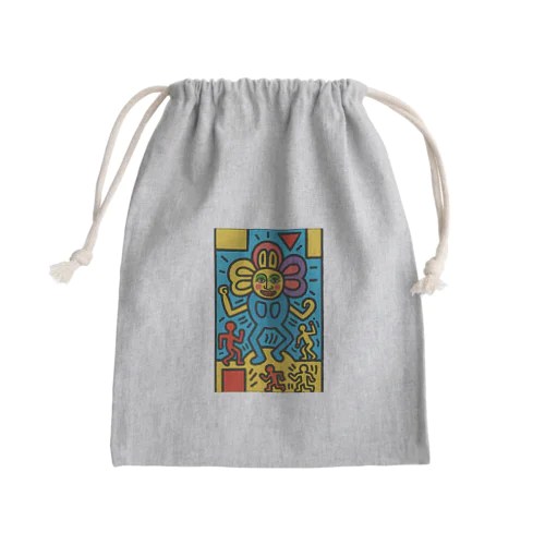 愛の四重奏、青い猿の午後 Mini Drawstring Bag