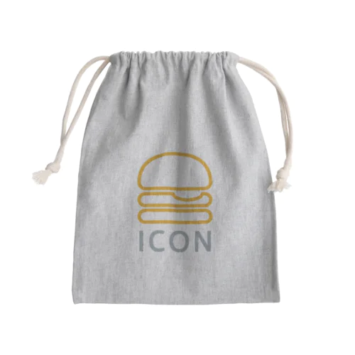 ICONロゴ Mini Drawstring Bag