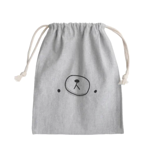クマ・サピエンス Mini Drawstring Bag