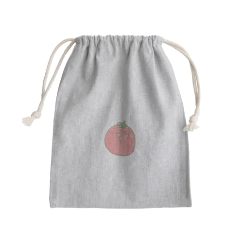 いちご Mini Drawstring Bag