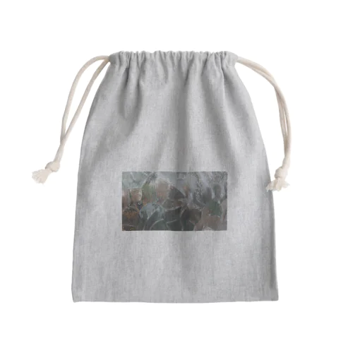 硝子 Mini Drawstring Bag