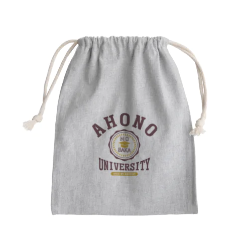 アホの大学 Mini Drawstring Bag