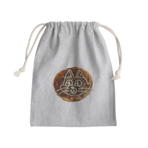 お好み焼きキャットCニャ！ Mini Drawstring Bag