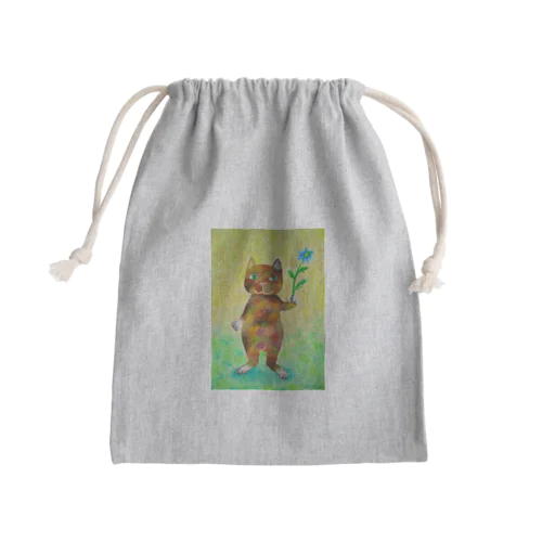 ニゲラとコケねこさん Mini Drawstring Bag