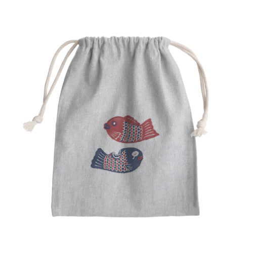  【日本レトロ#05】たい焼き Mini Drawstring Bag