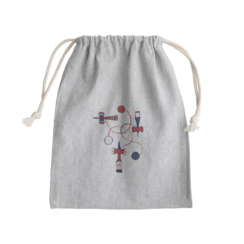 【日本レトロ#09】けん玉 Mini Drawstring Bag