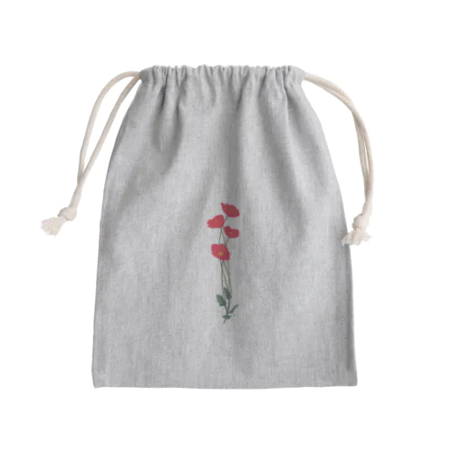 憂いに手向けるポピー Mini Drawstring Bag