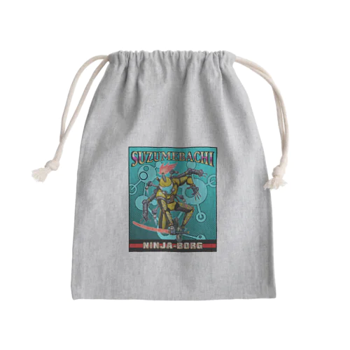 SUZUMEBACHI -NINJA BORG- Mini Drawstring Bag