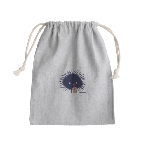 タピオカうに Mini Drawstring Bag