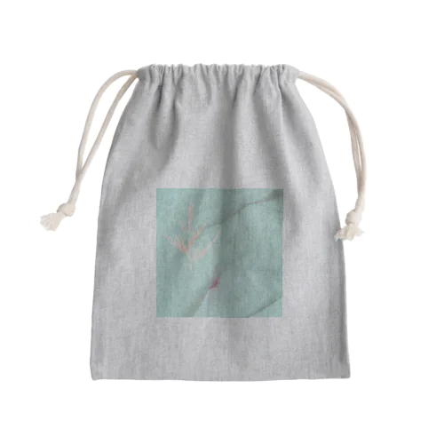 緑シミ Mini Drawstring Bag