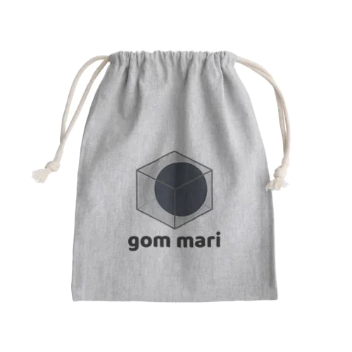 gom mari dark Mini Drawstring Bag