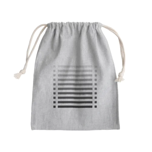 color bar - monochrome - Mini Drawstring Bag
