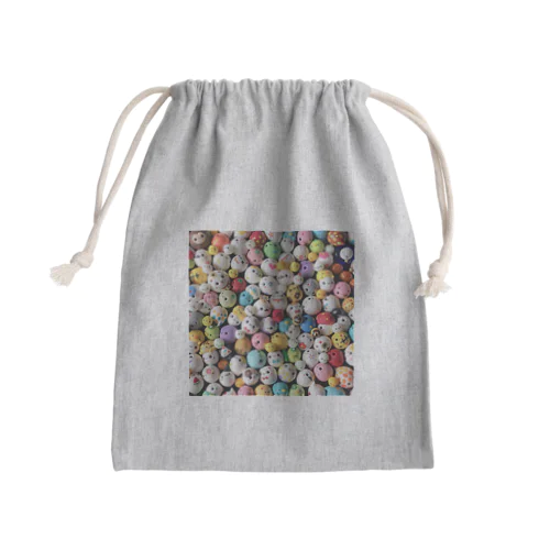 たますぃ〜がいっぱい・しかく Mini Drawstring Bag