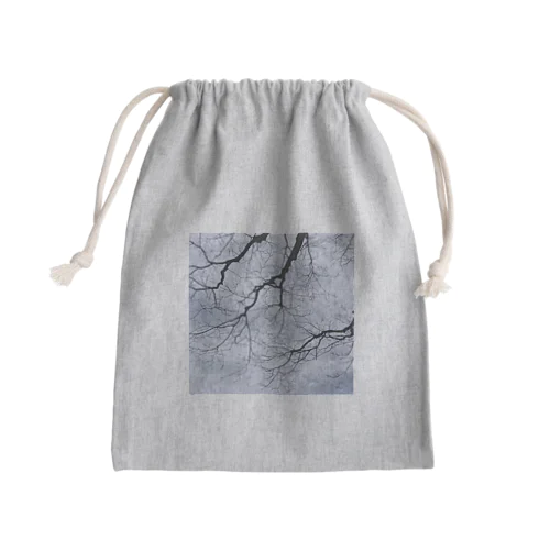 道中、冬 Mini Drawstring Bag