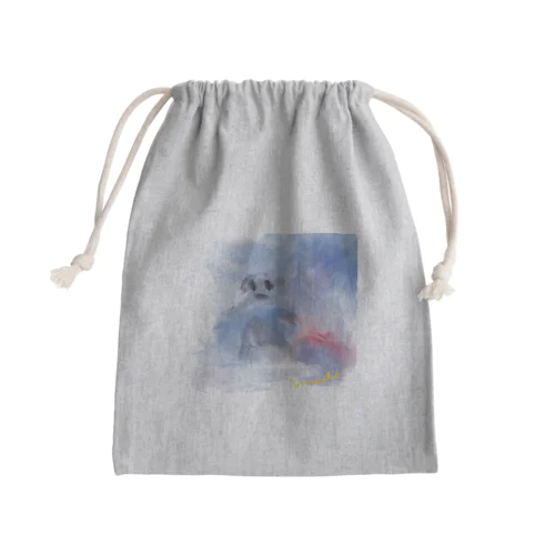 くものうえのくま Mini Drawstring Bag