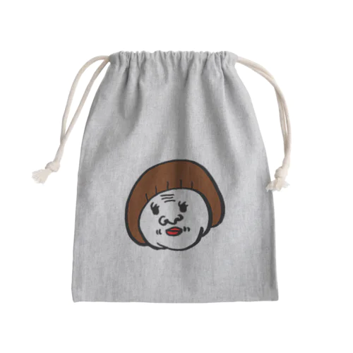 ボブちゃん Mini Drawstring Bag