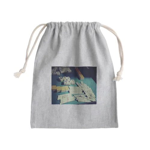 捲りトップ Mini Drawstring Bag