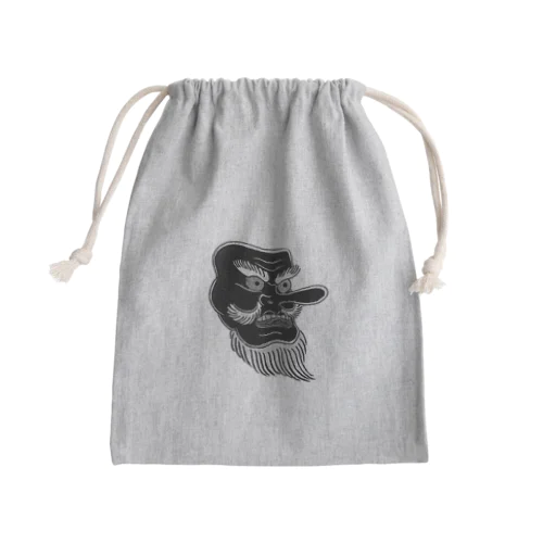 TENG MEN黒 Mini Drawstring Bag