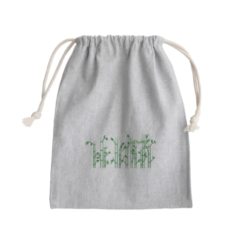 竹である Mini Drawstring Bag