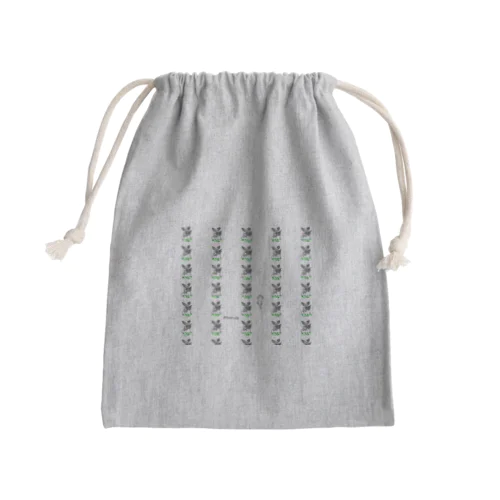 なぞのもり Mini Drawstring Bag