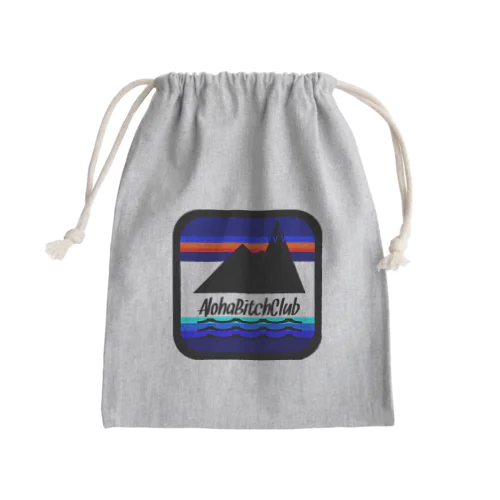 AlohaBitchClub ロゴTシャツ Mini Drawstring Bag