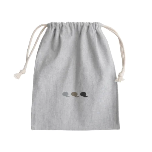 Qoobo 3colors Mini Drawstring Bag